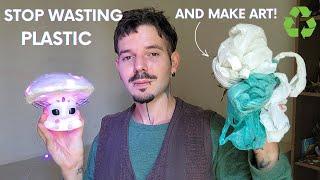 How to transform plastic bags into ART | Tips for OOAK Doll Makers & Artists using Eco Materials