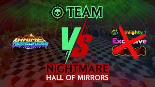 Precision Team VS NIGHTMARE HOM  No Secret No Exclusive Unit No Almighty  In Anime Defenders 