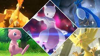 All Legendary Pokémon in Pokemon Let's Go Pikachu & Eevee