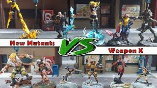 Weapon X v New Mutants ***New Characters*** Marvel Crisis Protocol Battle Report ep 54