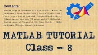 MATLAB TUTORIAL Class: 8, Beginner to Advanced Level