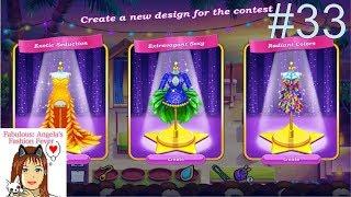 Fabulous: Angela’s Fashion Fever - Level 33 “Create Your Dress 1: Rio" (Full Walkthrough)