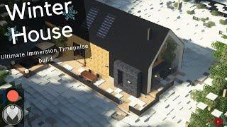 [4K] MINECRAFT Ultimate Immersion Timelapse : A winter holiday house. SEUSptgi | x1024 | RX580 | RTX