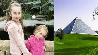 Leina and Lina Visit the Pyramids | Muttart Conservatory Botanical Garden