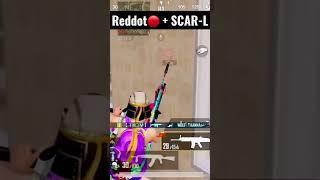 Reddot on Scar-L #banbami #bgmiban #gaming #unbanbgmi #bgmigameplay