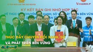 Thúc đẩy chuyển đổi xanh, số và phát triển bền vững | Thái Nguyên TV