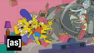 Simpsons Couch Gag | Rick and Morty | Adult Swim