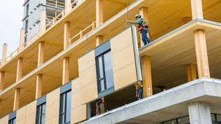 Incredible Fastest Wooden House Construction - Amazing Modern Fastest House Construction Methods!!!!