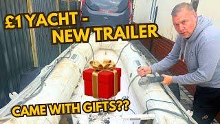 £1 Yacht Update, Finding a Trailer and an Unexpected Mini Sailboat