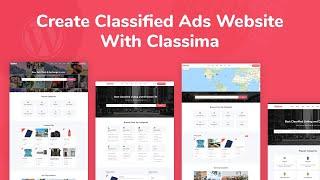 Create Classified Ads Website With Classima WordPress Theme