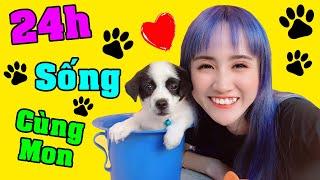 Thử Thách 24h Sống Cùng MON - Vê Vê Channel