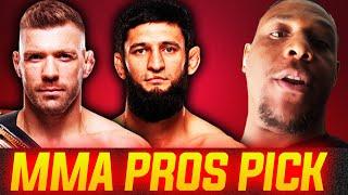 MMA Pros Pick  Dricus Du Plessis vs. Khamzat Chimaev - Part 1 UFC 319