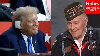 World War 2 Veteran At The RNC: If Trump Were President Again 'I Would Go Back To Reenlist Today