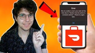 Fix Unable To Start Your Dash At This Time Doordash Dasher App