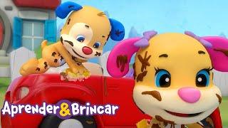 Aprender & Brincar™ | Lavando o Carro | Compilação | Desenhos Animados | Aprendendo