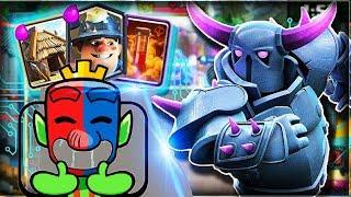 Прохожу испытание старой топ-колодой. Пекка + Хижина Гоблинов. Лига Clash Royale