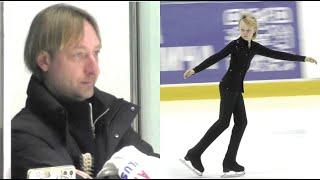 Father and son. Evgeni Plushenko and Alexander Plushenko. S. Zhuk Memorial, 2025