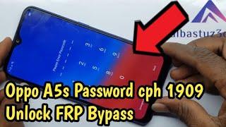 Oppo A5s password unlock Oppo cph1909 hard reset frp bypass