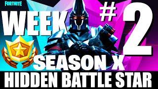 Week 2 Hidden Battle Star Location - Shootout at Sundown Loading Screen | Season X (10) | Fortnite