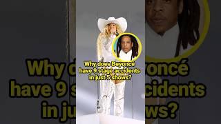 Why does Beyoncé have 9 stage accidents in just 5 shows? #celebrity #Beyoncé #JayZ #BlueIvy #Rumi