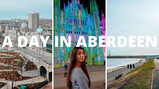 A day in my life in Aberdeen, Scotland | RGU, beach, Spectra Festival