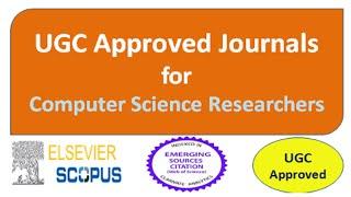 UGC Approved Computer Science Journals | Unpaid Journals #ugcrecognizedcomputersciencejournals