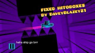 Geometry Dash | "FIXED HITBOXES" By DaveyBlazey21