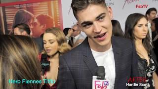 Hero Fiennes Tiffin at the "AFTER"   premiere