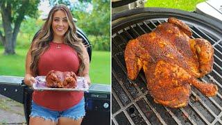 Easy Spatchcock Chicken on the Pellet Grill