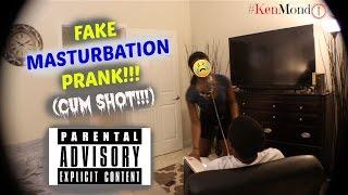 FAKE MASTURBATION PRANK!! (CUM SHOT!!!)