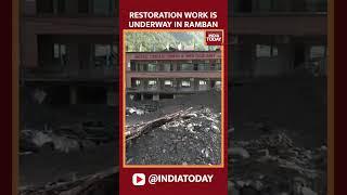 J-K : Restoration Efforts Begin In Ramban After Cloudburst, Flash Floods Damage Property