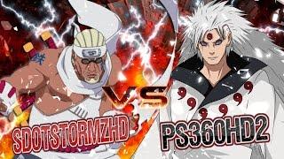 Naruto Shippuden Ultimate Ninja Storm 4 - @SdotStormzHD VS @PS360HD2 | *Narutuber Battle*