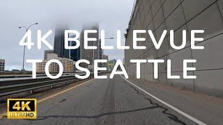 4K Drive From Bellevue to Seattle | Washington, USA