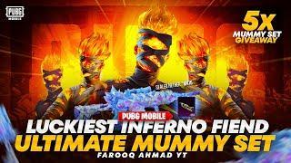 Inferno Fiend Ultimate Mummy Set | 5 Mummy Set Giveaway |  PUBG MOBILE 