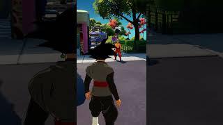 BLACK GOKU TROLLS GOKU #shorts