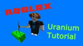 Roblox - Moon Base Tycoon - Uranium Tutorial