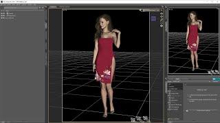 How To Shorten a DAZ Studio Dress Using Photoshop In 5 Minutes