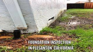 Foundation Inspection in Pleasanton, California. #BayAreaUnderpinning #FoundationRepair #BayArea