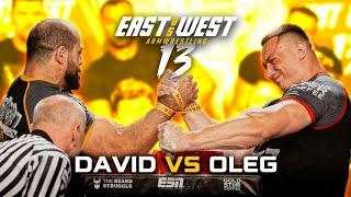 OLEG PETRENKO VS DAVID DADIKYAN - EAST VS WEST 13 - 105KG RIGHT ARM WORLD TITLE MATCH