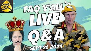 CARNIVORE LIFESTYLE - FAQ LIVE chat - 21 Sept 2024