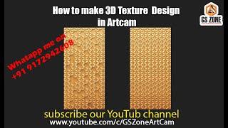 How to make triangle shape Texture Design In artcam #gszone #artcam #cnc #wood  #wall #decor #panel