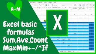 Excel beginners tutorial: basic formulas and functions