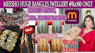 MEESHO HUGE BANGLES JWELERY HAUL @300 ONLY/ MEESHO KARWACHAUTH HAUL  Epicafashion/ meesho haul2024