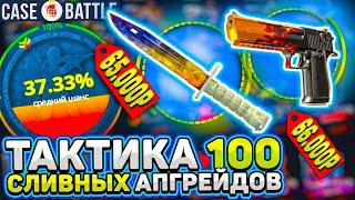 КЕЙСБАТЛ  ВЫБИЛ СКИНОВ на 50.000 РУБЛЕЙ! CASEBATTLE ПРОВЕРИЛ НОВУЮ ТАКТИКУ 100 СЛИВНЫХ АПГРЕЙДОВ CS2