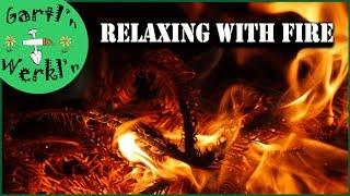 30 minutes relaxations music crackling campfire