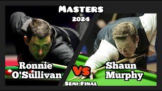 Ronnie O'Sullivan vs Shaun Murphy - Masters Snooker 2024 - Semi-Final Live