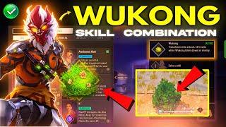 Wukong character Skill combination 2024 | Best character combination in free fire | Wukong ability