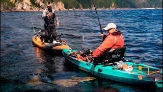 GET THE HARPOON! Kayak Fishing in ALASKA!