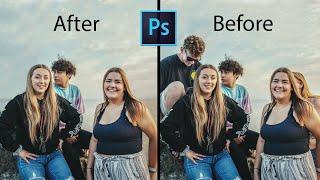 How to Remove People from Group Photos in Photoshop Tutorial