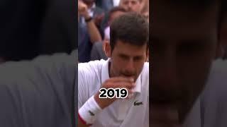 Djokovic Eats Centre Court Grass Seven Times 